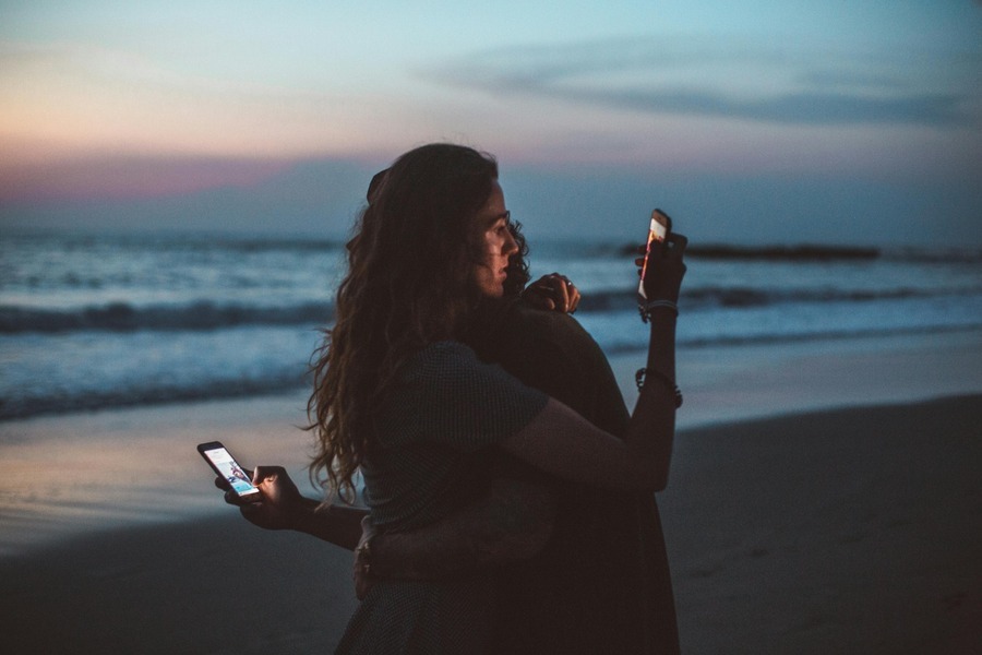 Couple experiencing relationship boredom together